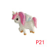 Cartoon resin with accessories, accessory, phone case, children's hairgrip, unicorn, handmade