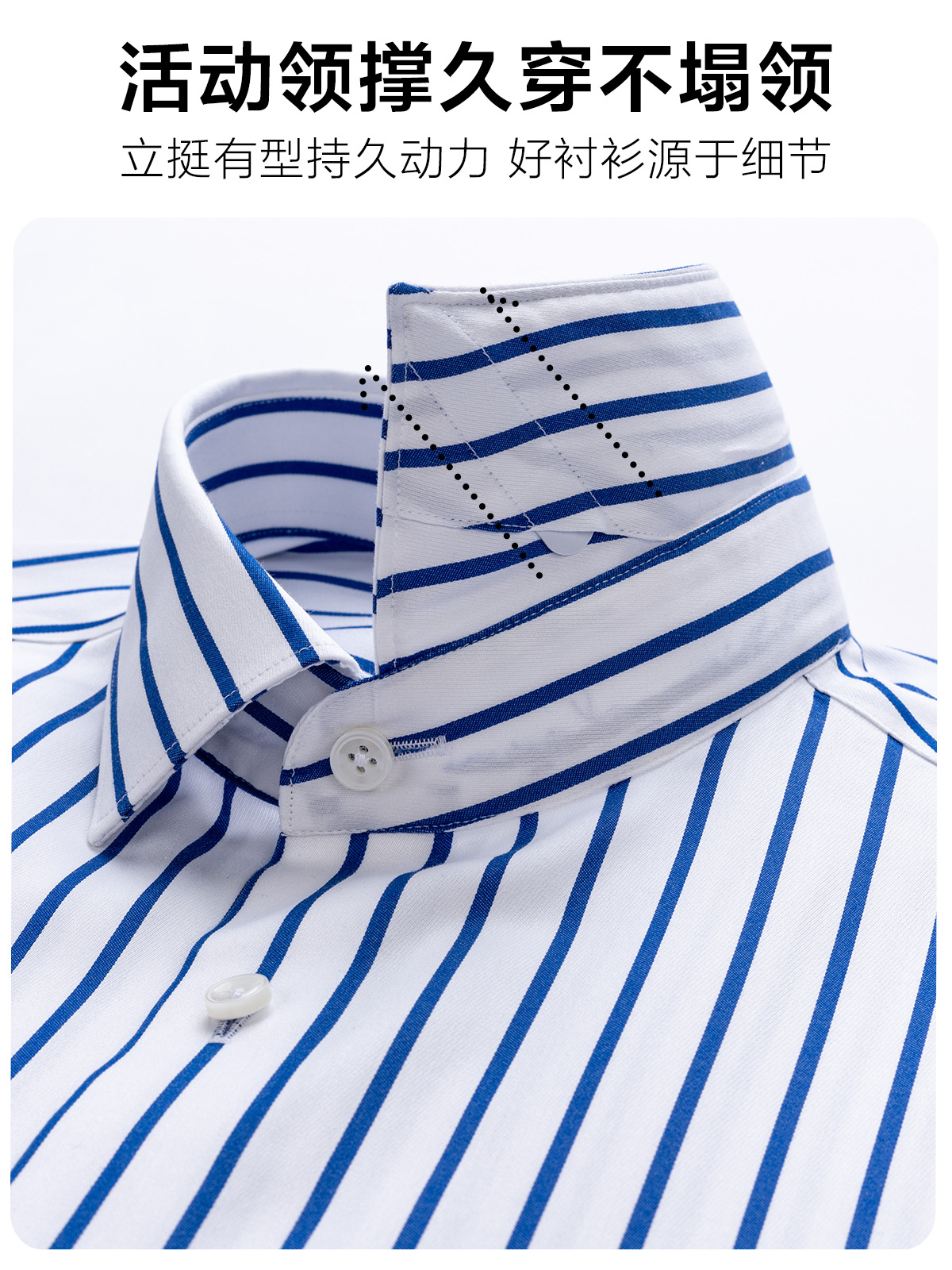Camisas de seda de morera natural de hombre de manga larga de negocios casuales azul a rayas gruesas suaves camisa transpirable de manga corta
