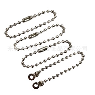 Factory Metal Chain Bead Chain Colorful Bead Chain Various Necklace Bead Chain Doll Stainless Steel Bead Chain