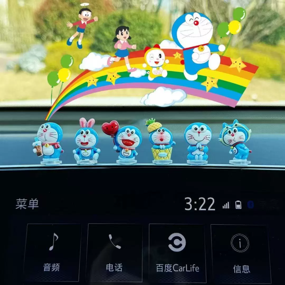 Doraemon Автомобильные украшения Автомобильные украшения Небольшой украшения Автомобильные украшения