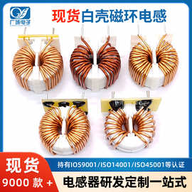 白壳磁环电感 15MM 26MM 30MM 46MM 环形绕线DC储能插件扼流圈
