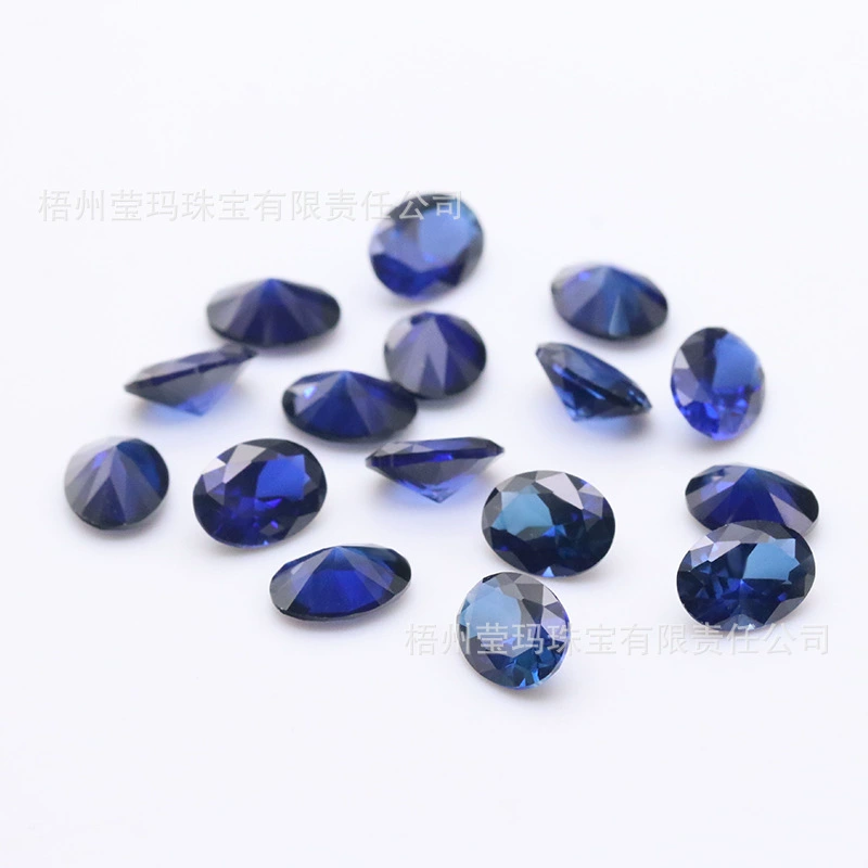 Synthesized sapphire gemstone, diverse accessory, with gem, wholesale