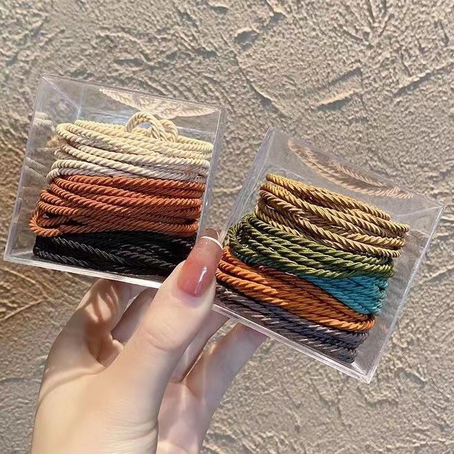 Women's Simple Style Solid Color Nylon Hair Tie display picture 2