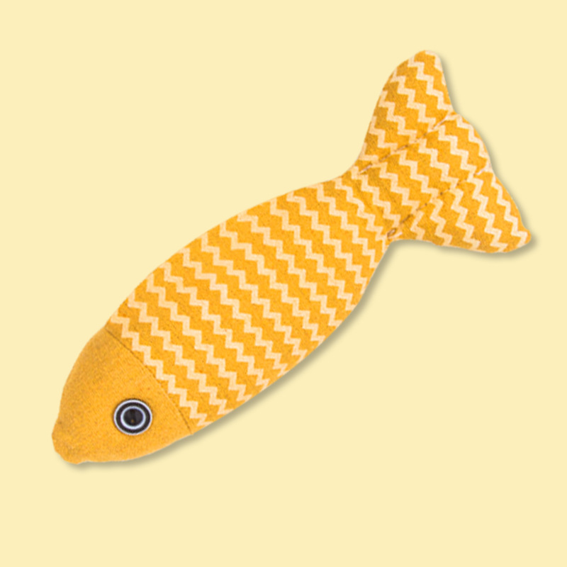 Personalizado gato de seda pescado gato menta simulación juguete de gato gato gatito dientes de molienda auto-hi para aliviar el aburrimiento de los suministros para gatos