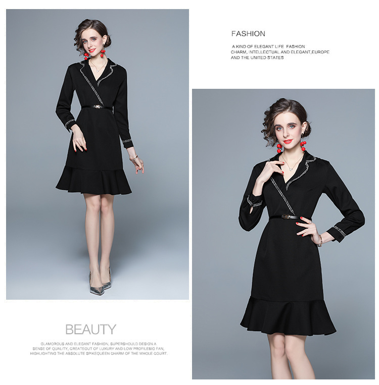V-neck Dress Image 2