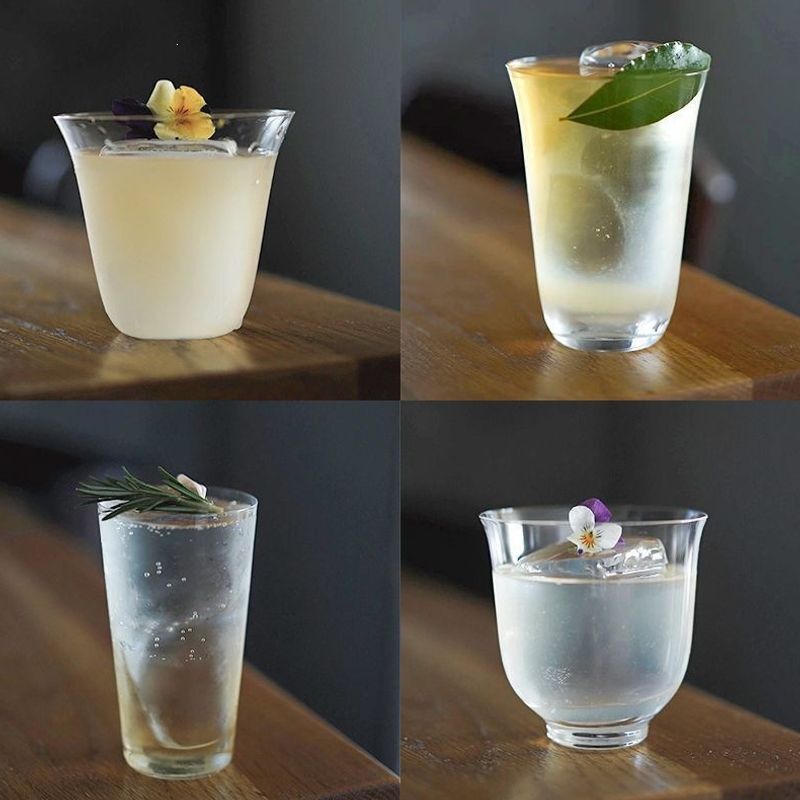 Chinese-style tea and wine cup, traditional kung fu tea glass cup, atmospheric cocktail cup, high-end coffee cup, beverage cup