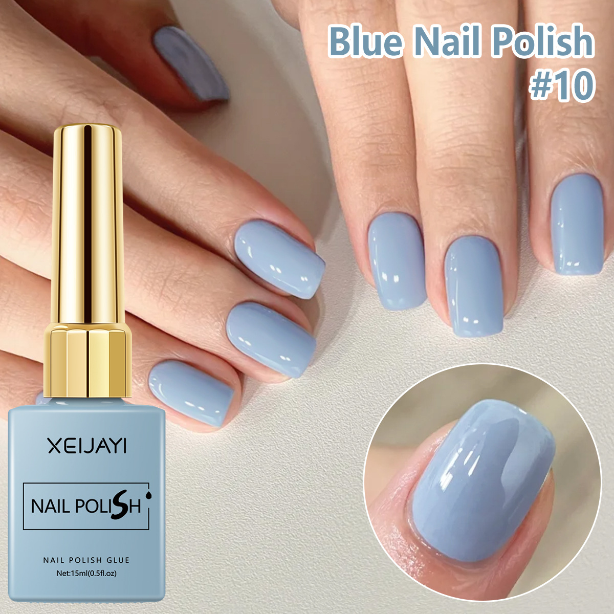 Esmalte de Uñas en Gel Color Caramelo, de Secado Rápido, para Salón de Belleza
