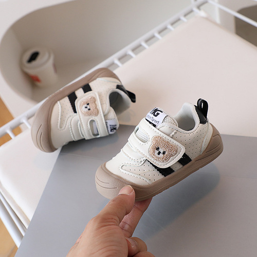 New Spring and Autumn 2024 Children's Shoes Non-Slip Soft Sole Baby Shoes for Boys and Girls Breathable Functional Learning Shoes Non-Slip Children's Shoes