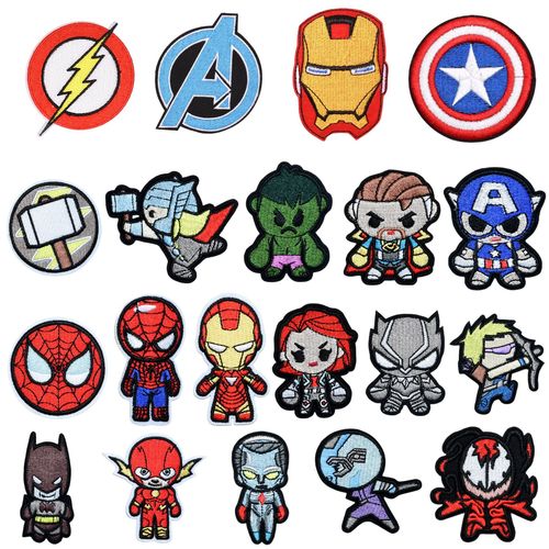 Junle computer embroidery logo cartoon animation badge clothing accessories ironing patch stickers embroidery cloth patch set