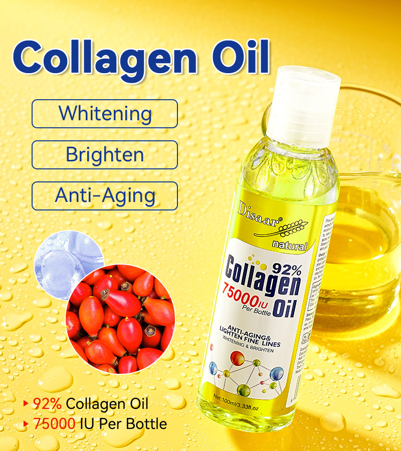 Disaar Cross-border Bone Collagen body oil Moisturizing Hydrating Brightening body Massage oil Wholesale body oil