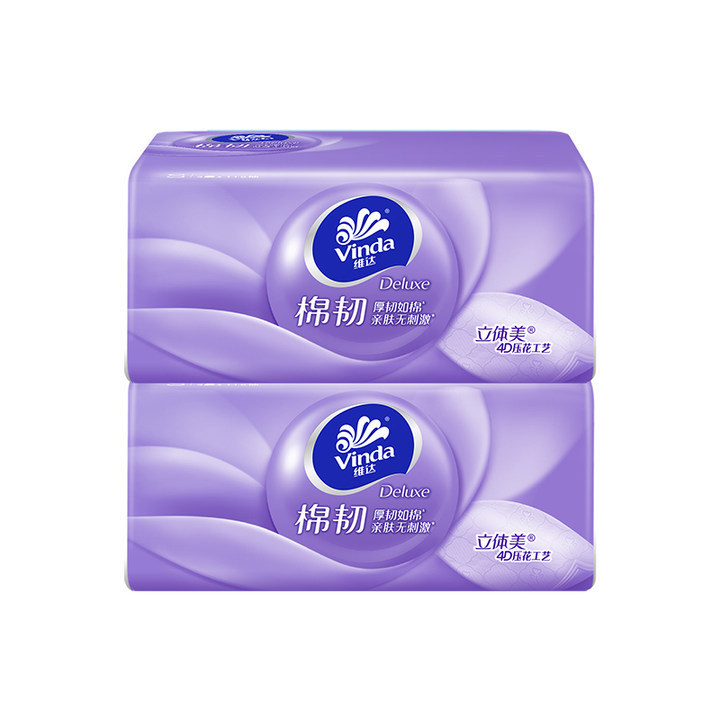 Vinda 細くて丈夫なティッシュペーパー 3 層 100 枚 3 パックのナプキン トイレットペーパー 取り外し可能なペーパータオル 家庭用 学生向け 手頃なパッケージ|undefined