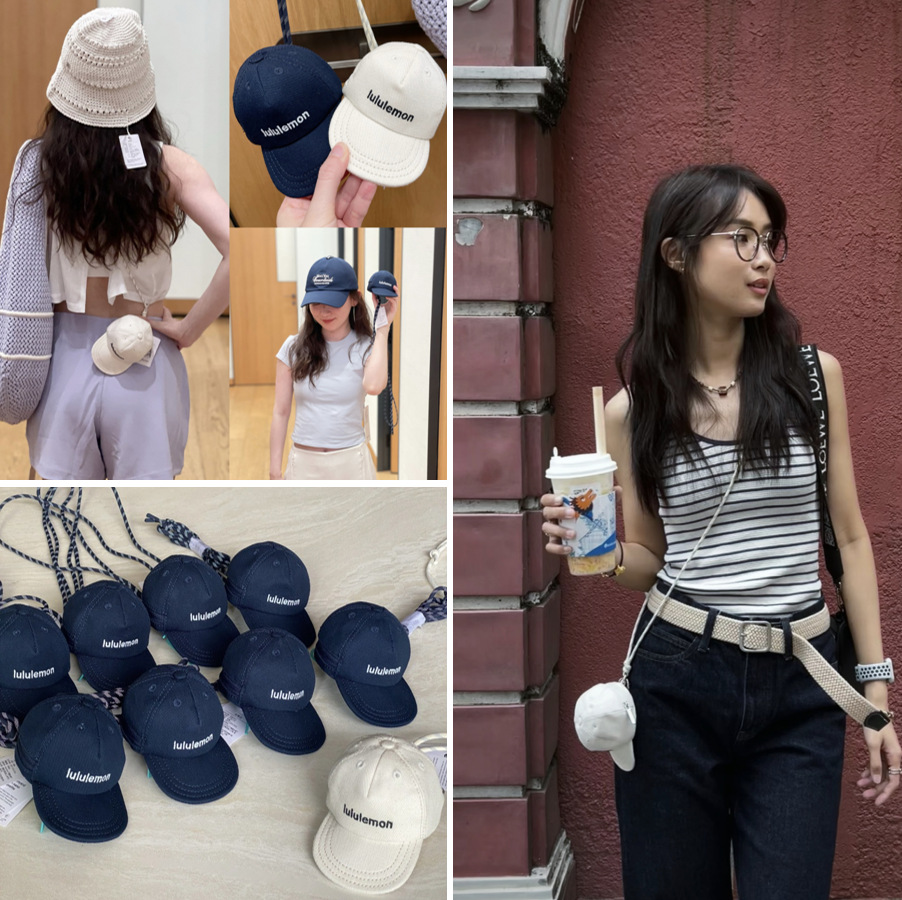 Lu's 2025 New Ball Cap Nano Sports Cap-Style Lanyard Small Bag, Li Yuchun's Same Style Decorative Bag