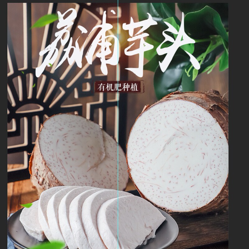 Authentic Guangxi Lipu Taro Extra Large Betel Nut Taro Fragrant Taro Taro Wholesale Planting Base Freshly Dug Straight Hair