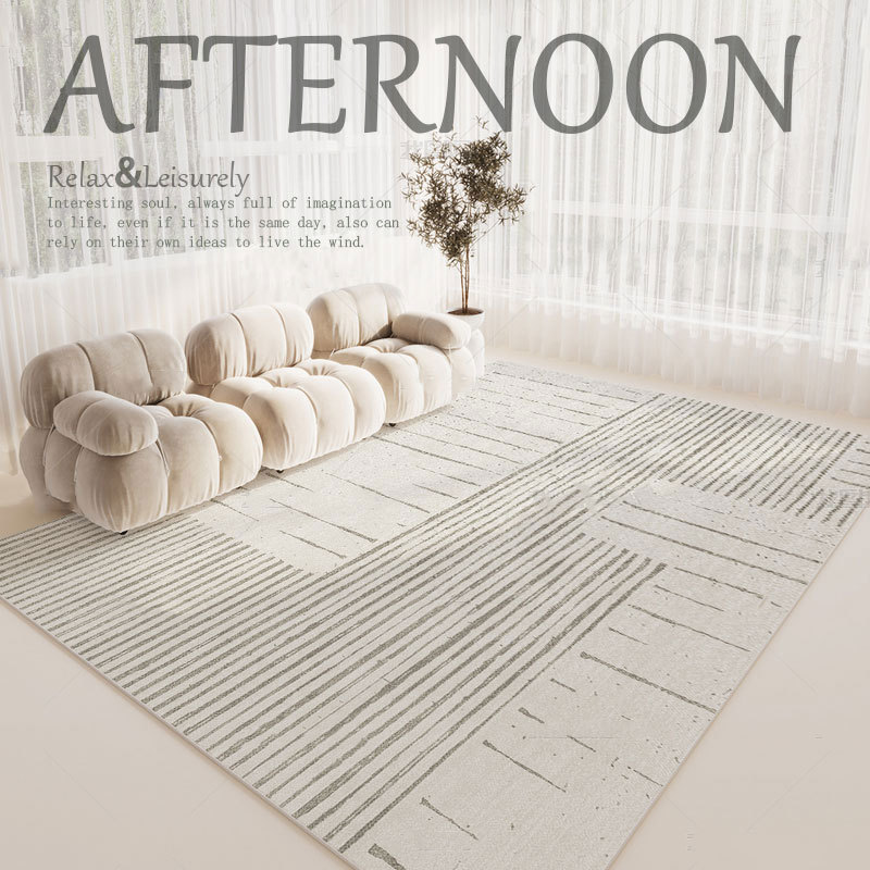 Retro Japanese carpet for living room made of faux fur for home use…