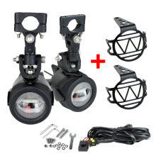 水鸟R1200GS ADV f800 哈雷摩托车 通用水鸟摩托LED雾灯辅助射灯