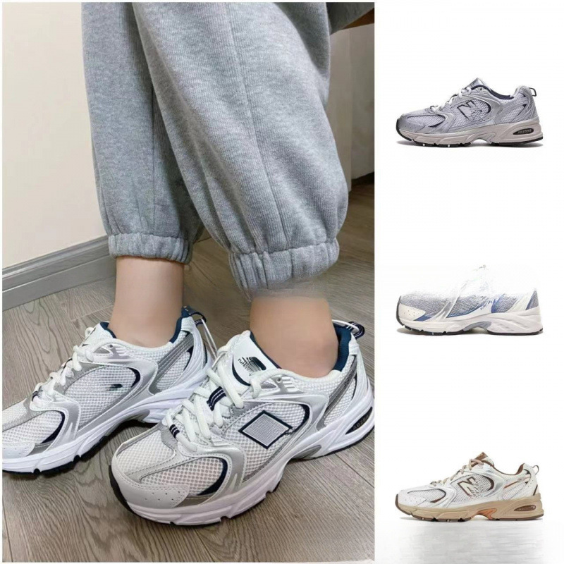 Putian Pure Original Nb530 Silver Gray Retro Women's Shoes Men's Shoes Thick-Soled Daddy Casual Sports Shoes Running Shoes