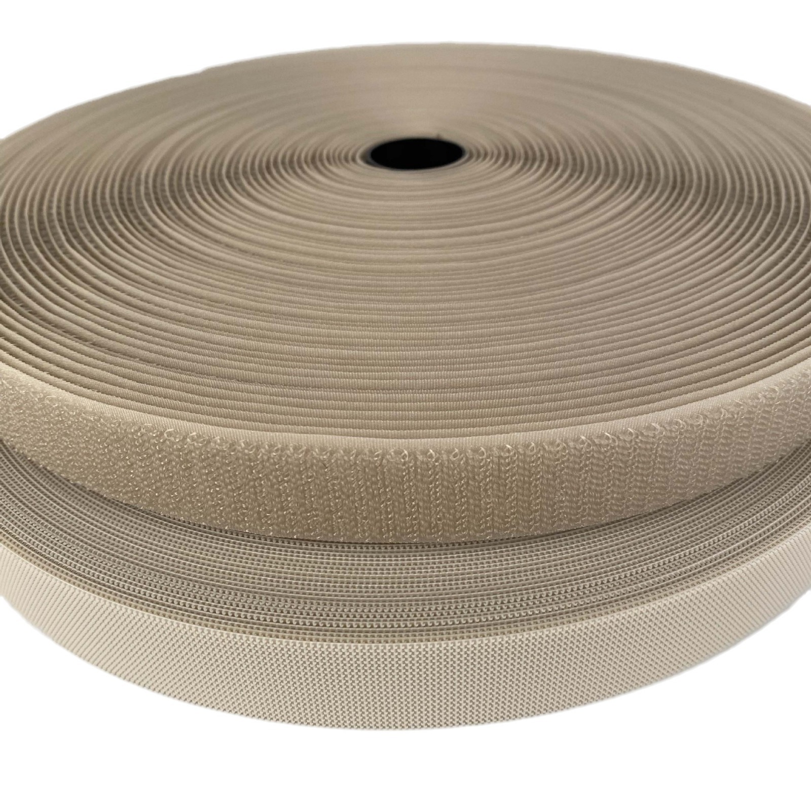 Color 2.5CM inyección gancho de velcro accesorios punzantes impermeables texturizados silenciosos de nylon para niños.