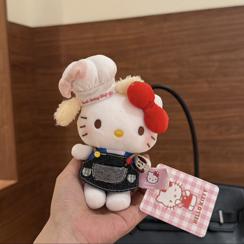 本物のハローキティサンリオバッグペンダントぬいぐるみキーホルダースクールバッグペンダント人形|undefined