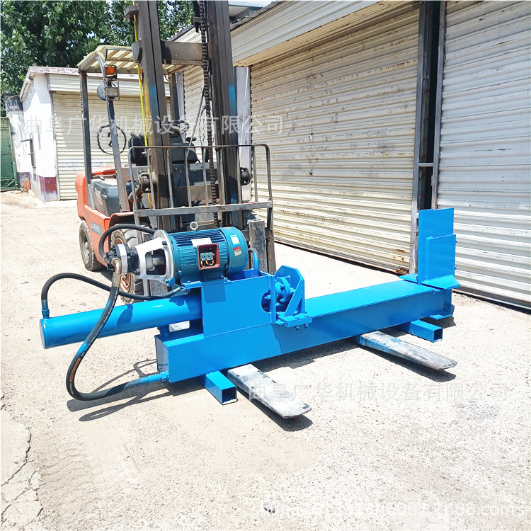 全自动大型电动液压劈柴机 商用重型劈木机树根木段破木机