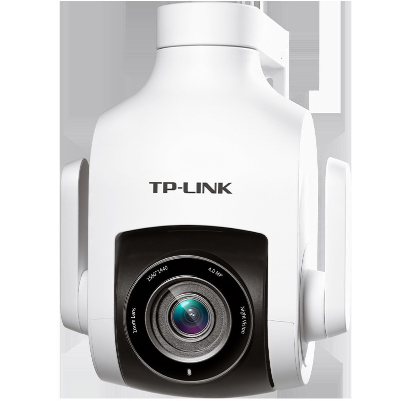 TP-LINK 室外400万变焦无线网络摄像头球机 星光夜视全景云台