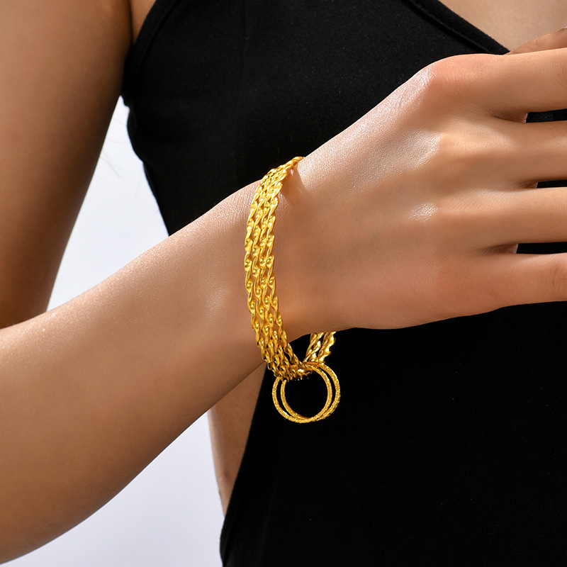 1 Piece Fashion Geometric Alloy Plating Womenu0027S Bangle