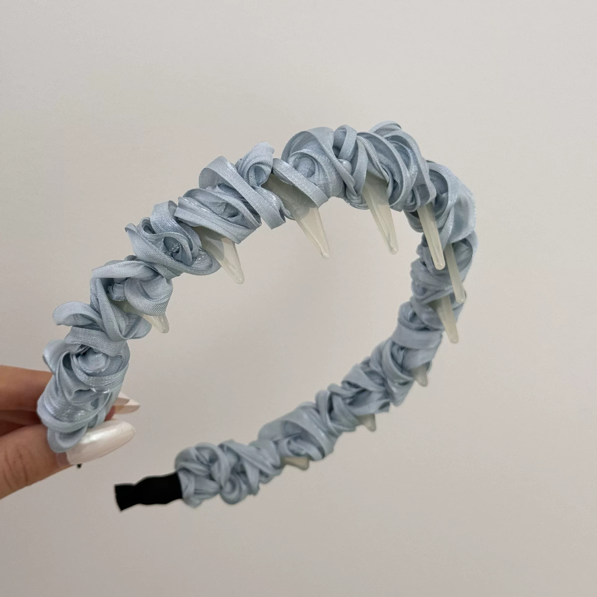#128 blue fabric wrap