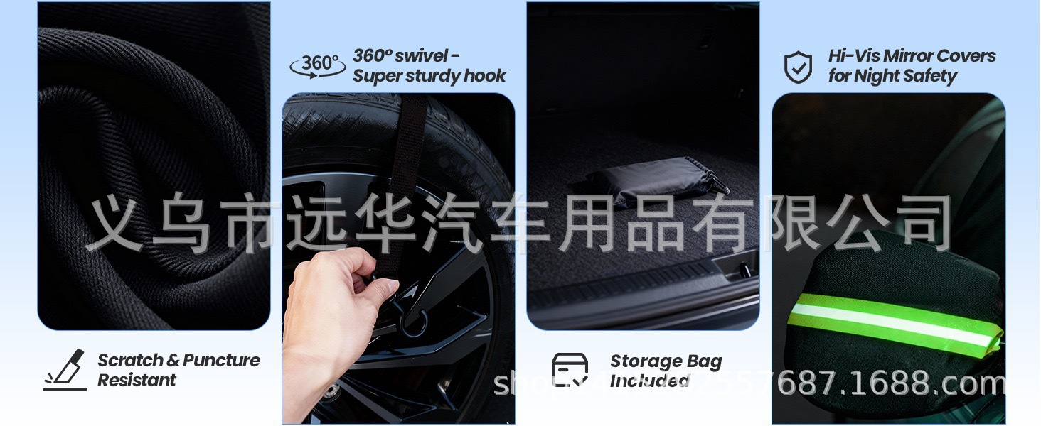 Car snow cover, car front windshield cover, anti-freeze, anti-snow and frost, front sunshade, winter cover, car cloth half cover