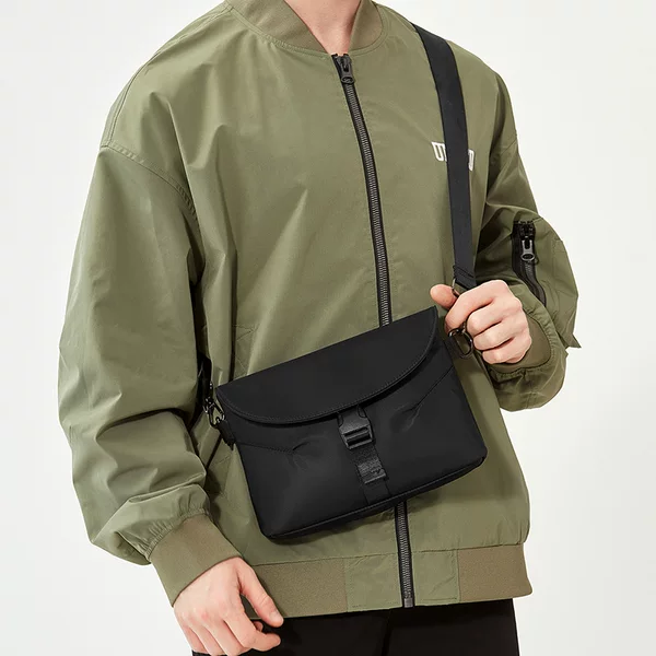 Men's crossbody bag, small summer sports shoulder bag, men's trendy brand backpack, single-shoulder phone bag, trendy casual bag for men