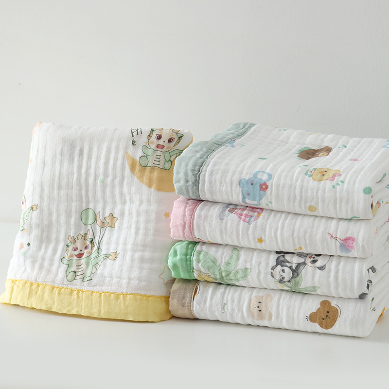 gauze cotton bath towel for new born for baby