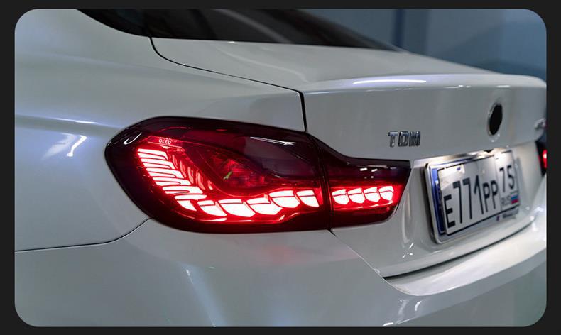 Used for BMW 4 Series tail light assembly F32 F36 modification to M4 F82 dragon scale tail lights, upgrade to GTS sequential turn signals