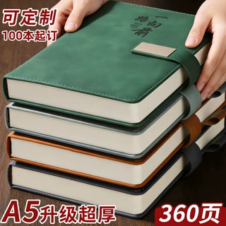 a5搭扣笔记本定制logo内页加厚b5商务记事本礼盒套装大容量记录本