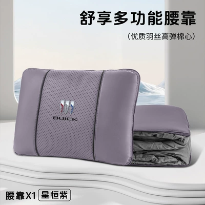 Waist support — Multi-Purpose Lumbar Pillow Pillow - buick-xingheng-purple-multifunctional-lumbar-pillow-quilt