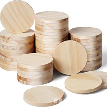 加工定制DIY桐木片圆形木板片diy手工材料木星实木圆片模型松木片