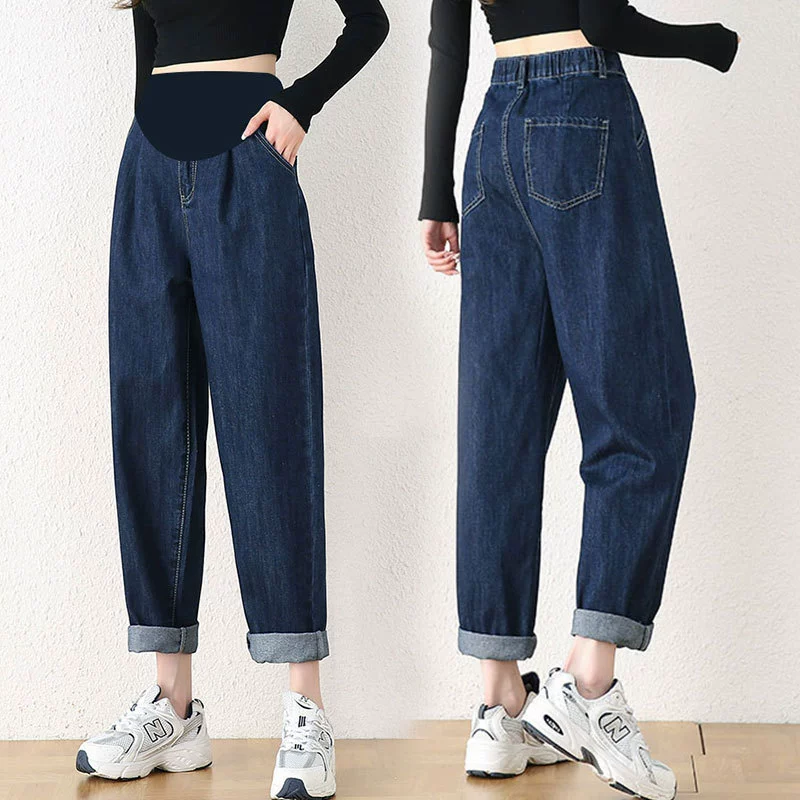 Summer trousers, thin autumn jeans, 2023, plus size
