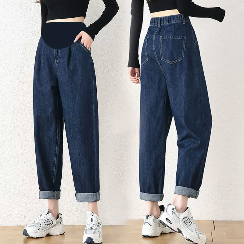 Summer trousers, thin autumn jeans, 2023, plus size