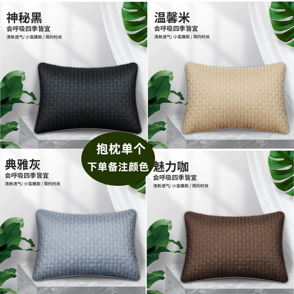 QT Bamboo Fund-Mysterious Black (1 Pillow 1)