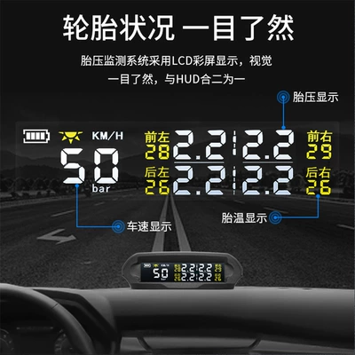 Car Hud Head-Up Display Tire pressure monitoring system