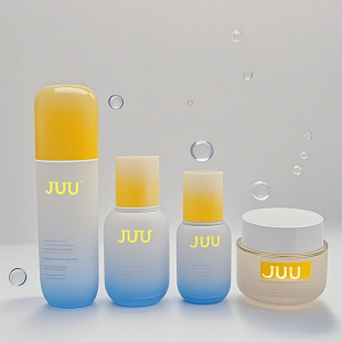 Customized Petg 30 50 120ml Flat Bottle Water Lotion Bottle High Transparency Thick Bottom Skin Care Product Set Packaging Material