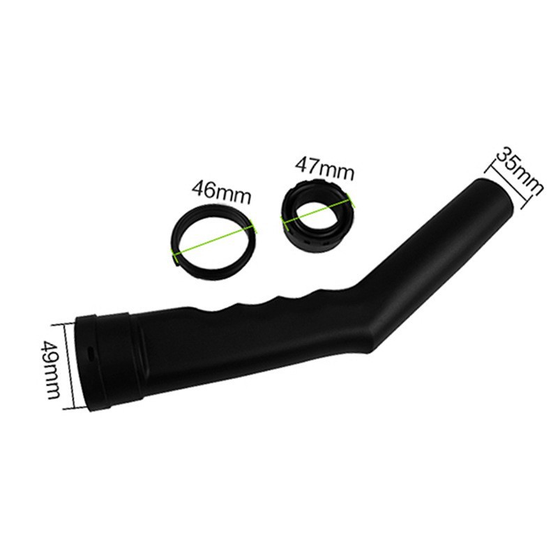 Accesorios de limpiador de polvo de aluminio de aluminio adaptador de conector de conversión conector de manguera conector de diámetro reducido mango de máquina principal industrial