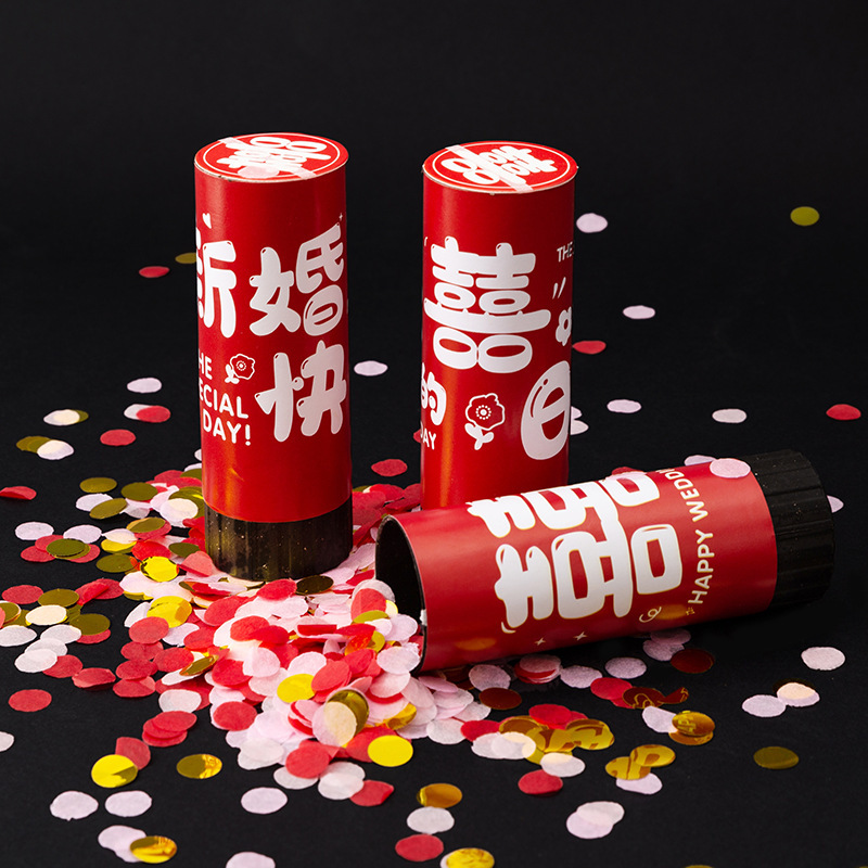 Casamiento mano torcida pequeño regalo de artillero de regalo de boda suministros de boda especial de mano cinta de rociador de artillero de regalo de boda