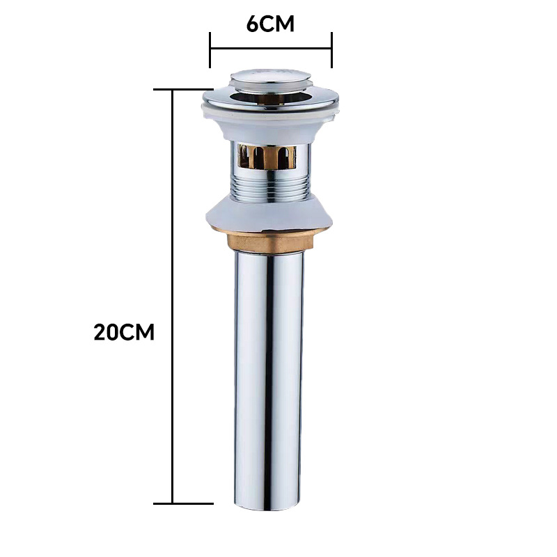 Accesorios de desagüe de lavabo de acero inoxidable, lavabo, lavabo, juego de caída de lavabo, rebote, reversión, desodorante