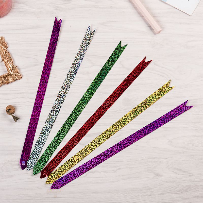 Venta caliente transfronteriza 18mm láser metálico dibujado a mano flor regalo de Navidad embalaje dibujo flor arco tirar flor envío gratuito