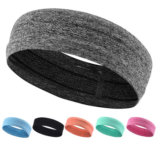 Versatile Sweat-Proof Anti-Sweat Headband Yoga Absorbent Headband Tennis Sports Elastic Headband Basketball Fitness Headband Hair Band