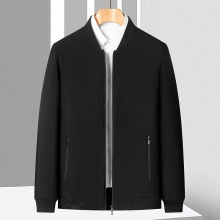 跨境2024秋冬季新款中老年男夹克外套爸爸装时尚帅气男装上衣批发