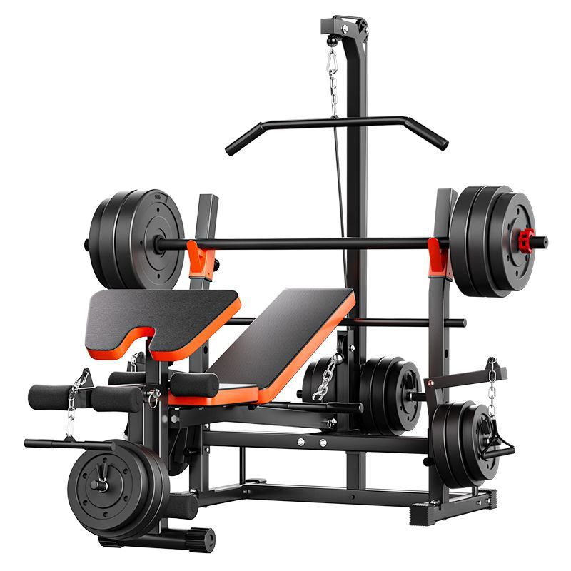 Yanbo Multifunctional Bench Press Rack Home Fitness Equipment Weightlifting Bed Professional Barbell Rack