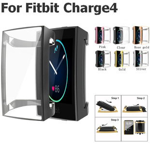 Fitbit Charge3/4ͨ�� ��TPUȫ���횤 �m��charge3/4ͨ�ñ��o��