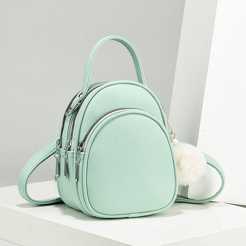 Women's Bag, Backpack, Small Bag, 2025 New Model, Solid Color, Casual Simple Backpack, Daily Lightweight Commuter Bag
