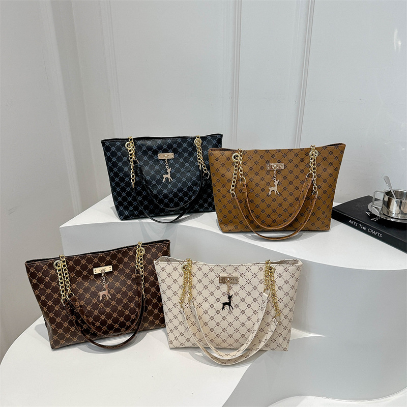 De nicho, estilo occidental, viajero de un solo hombro, gran capacidad, 2024 verano, nuevo bolso Tote, simple y moderno, bolso de gran capacidad, mujer