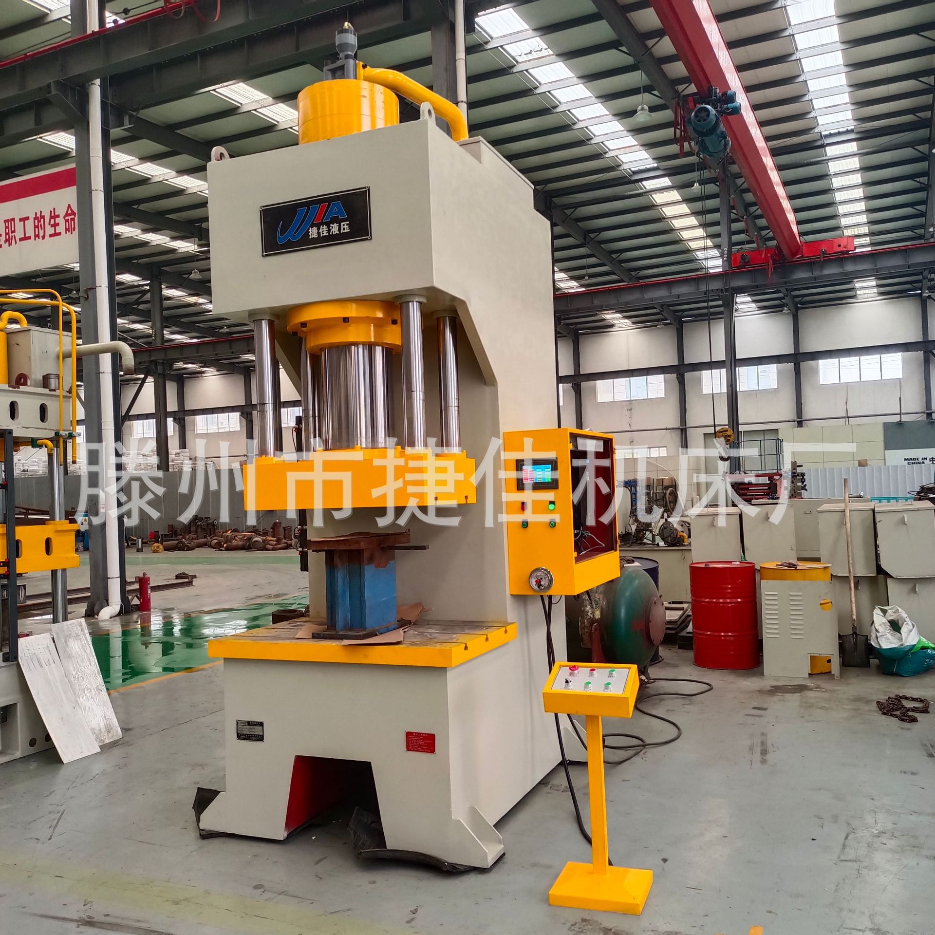 捷佳直供单臂液压机、油压机、100t单柱压力机，63吨单柱液压机