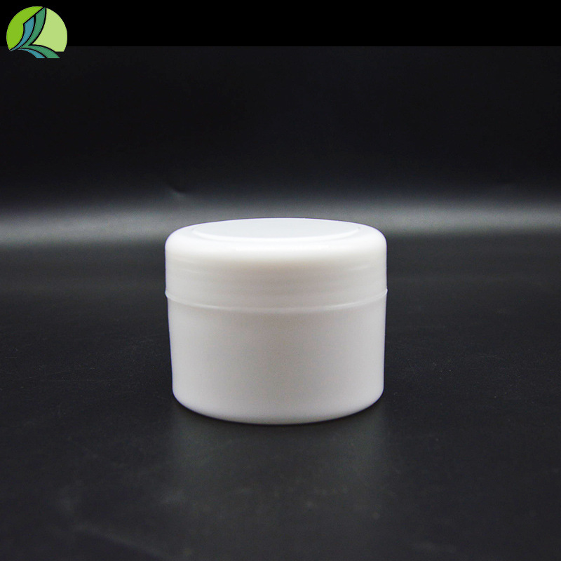 表面光滑白色面霜涂抹瓶大容量100g膏体容器pp材质液体化妆品瓶